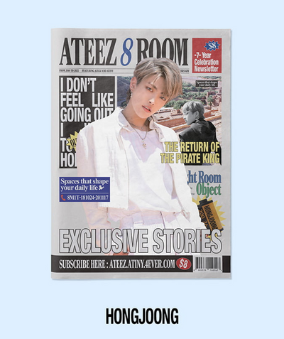 [NEW] ATEEZ - [8ROOM] POP-UP Official Merch - 7 Year Celebration News Letter