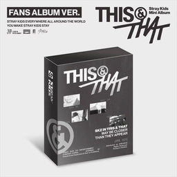 [PRE-ORDER] STRAY KIDS - Mini Album 'THIS & THAT' (FANS ALBUM Ver.)