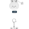 [PRE-ORDER] Stray Kids [dominATE : celebrATE] Official Merch - SKZOO FACE KEYRING SILVER Ver.