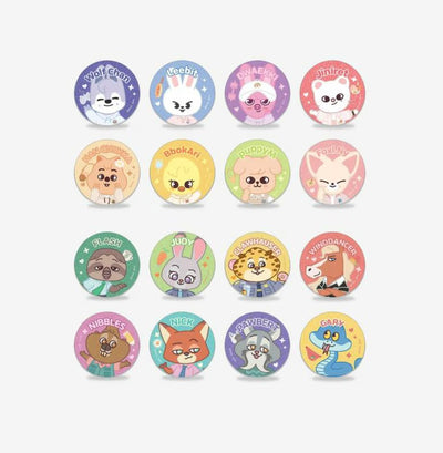 [NEW] Stray kids - [SKZOO X ZOOTOPIA2] Official Merch - Secret Glitter Can Badge