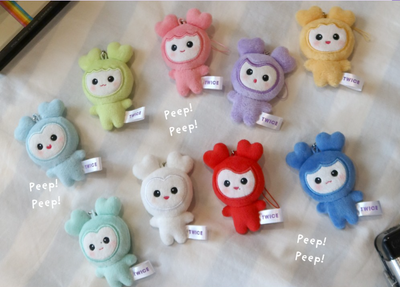 [NEW] TWICE - [10VE UNIVERSE] Fanmeeting Official Merch - LOVELY PLUSH MICRO Ver.