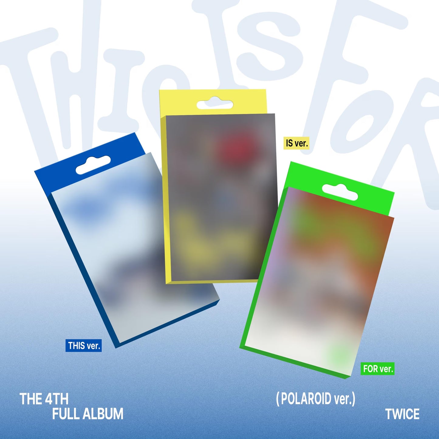 TWICE - 4th Album [ THIS IS FOR ] POLAROID VER.