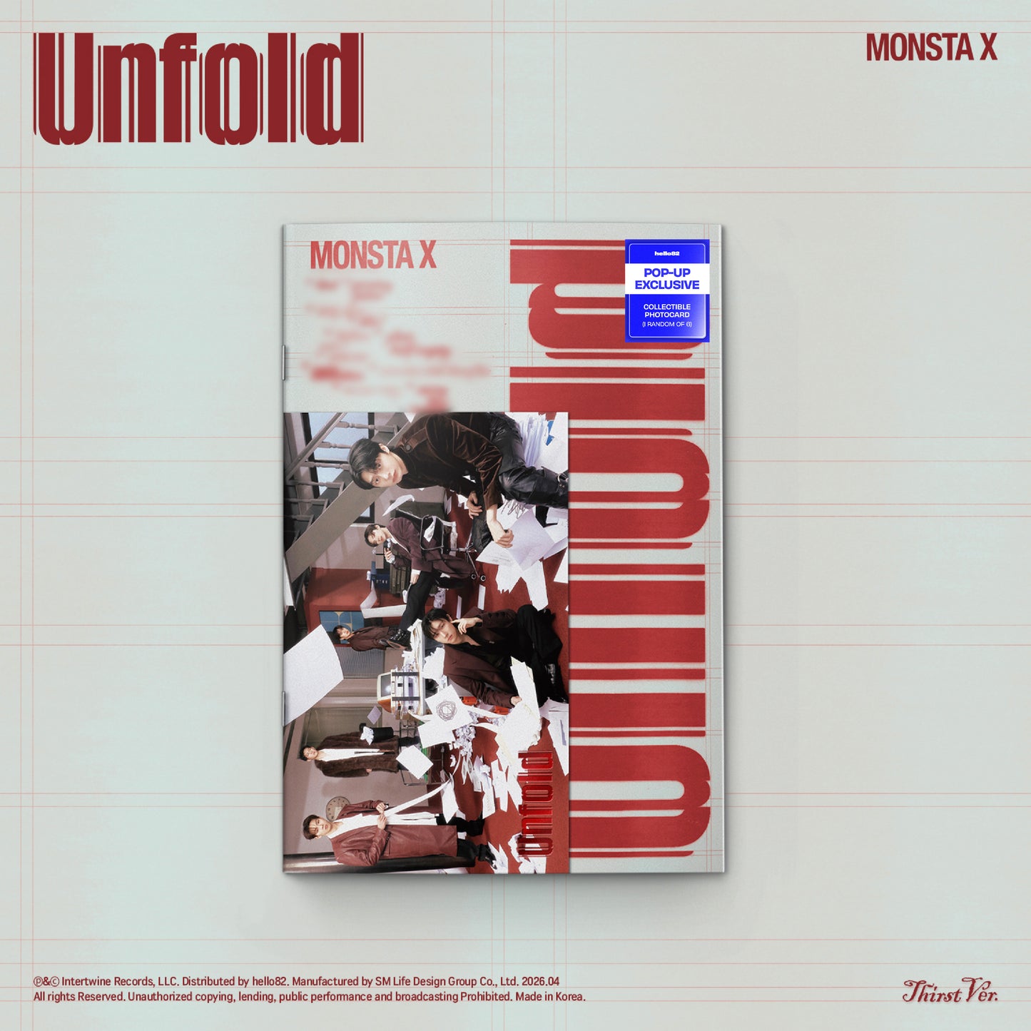MONSTA X - UNFOLD (POP-UP Exclusive)