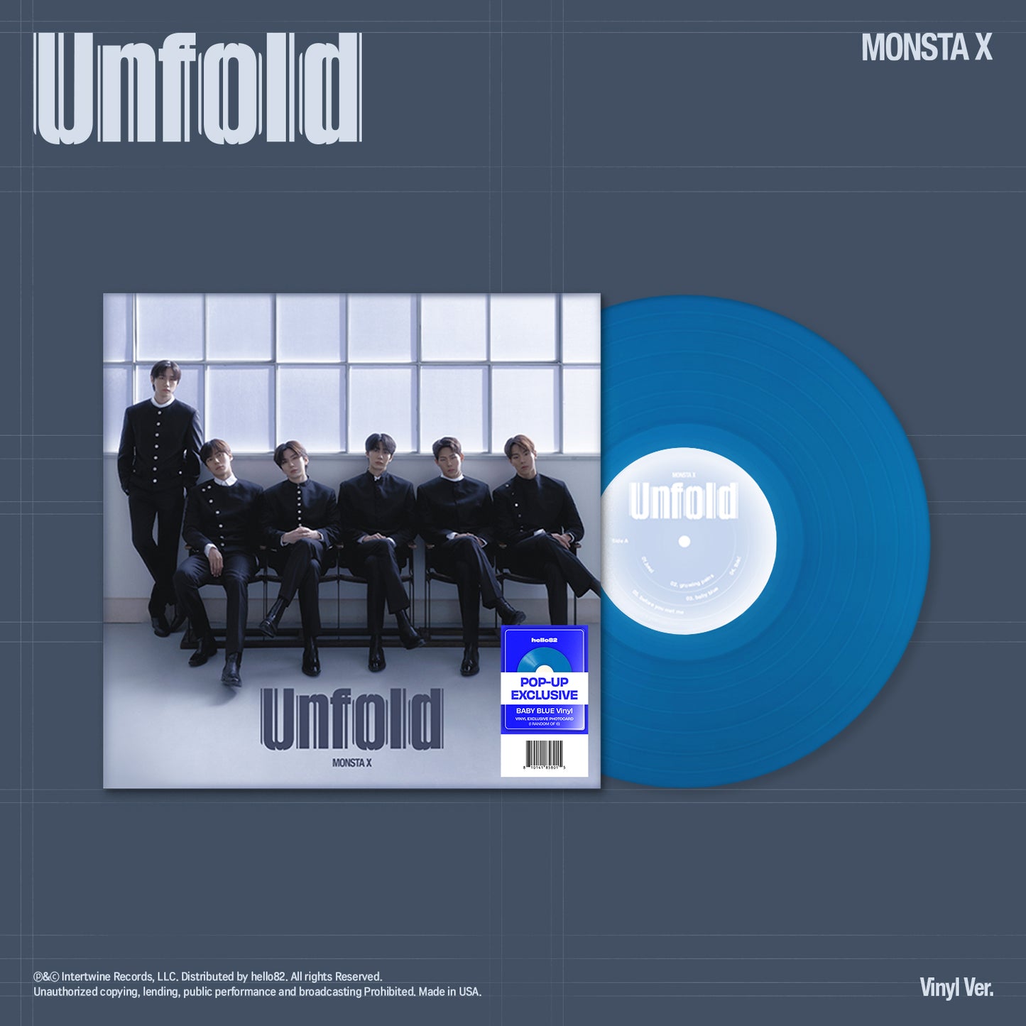 MONSTA X - UNFOLD (POP-UP Exclusive) (Vinyl ver.)