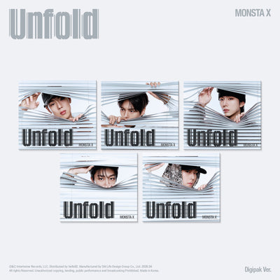 [Signed] MONSTA X - UNFOLD (Digipak ver.)