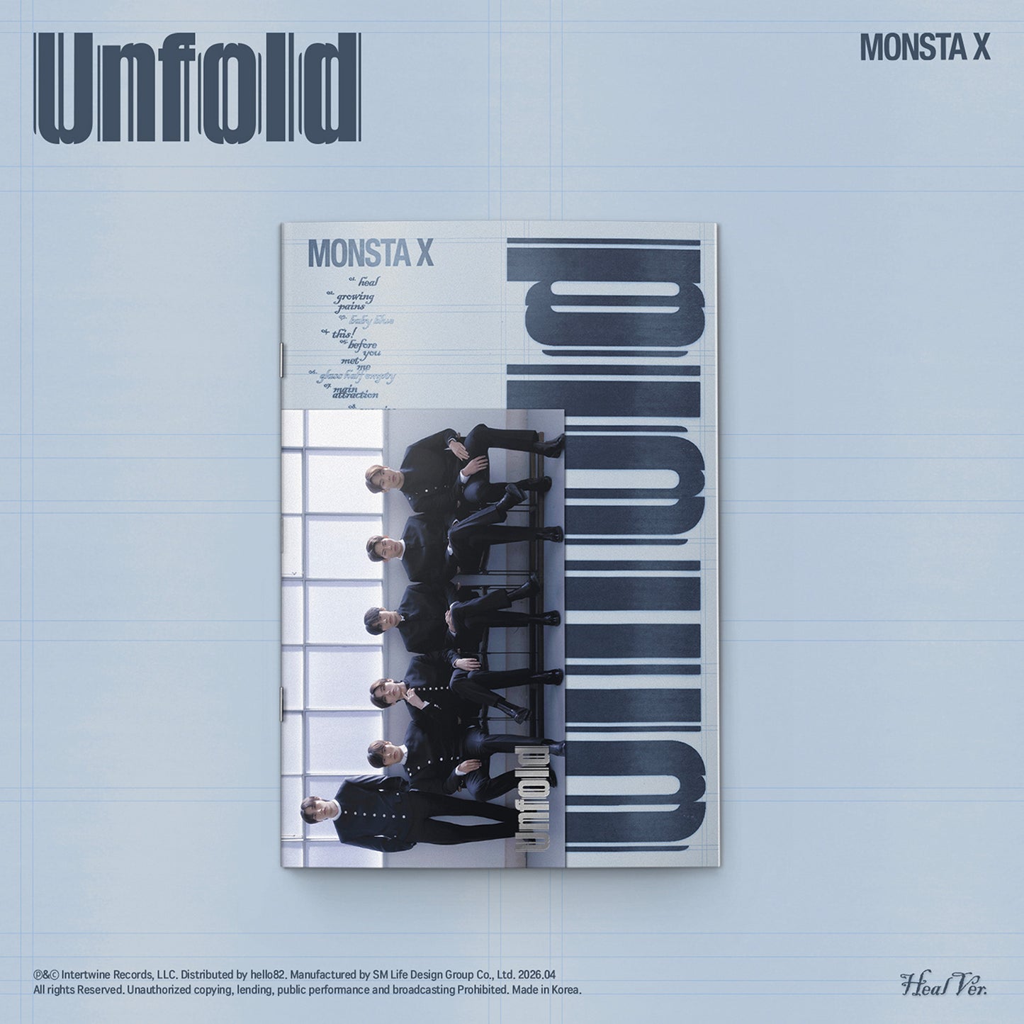 [Signed] MONSTA X - UNFOLD