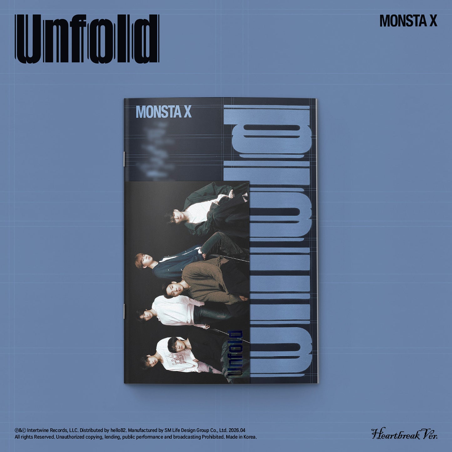 [Signed] MONSTA X - UNFOLD