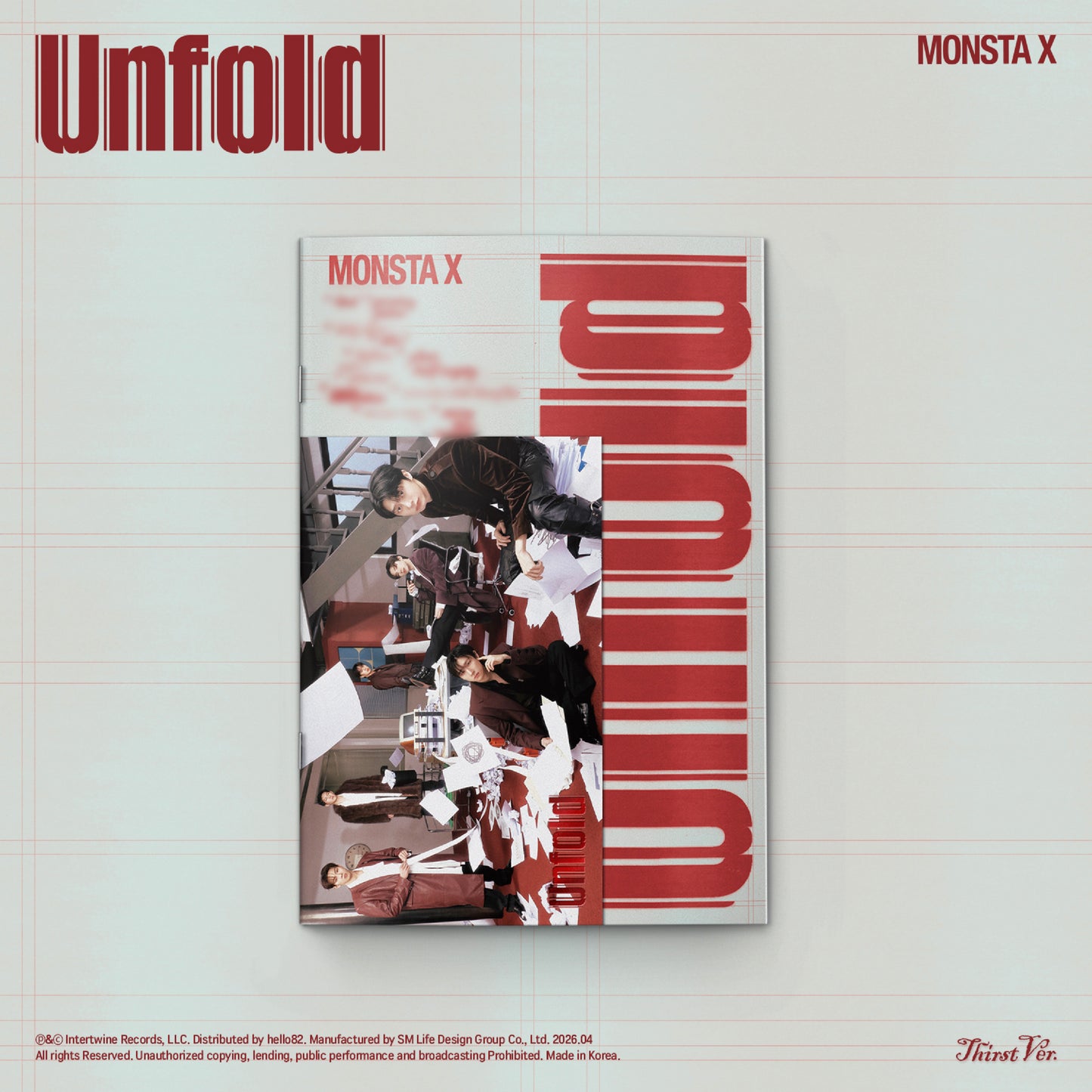 [Signed] MONSTA X - UNFOLD