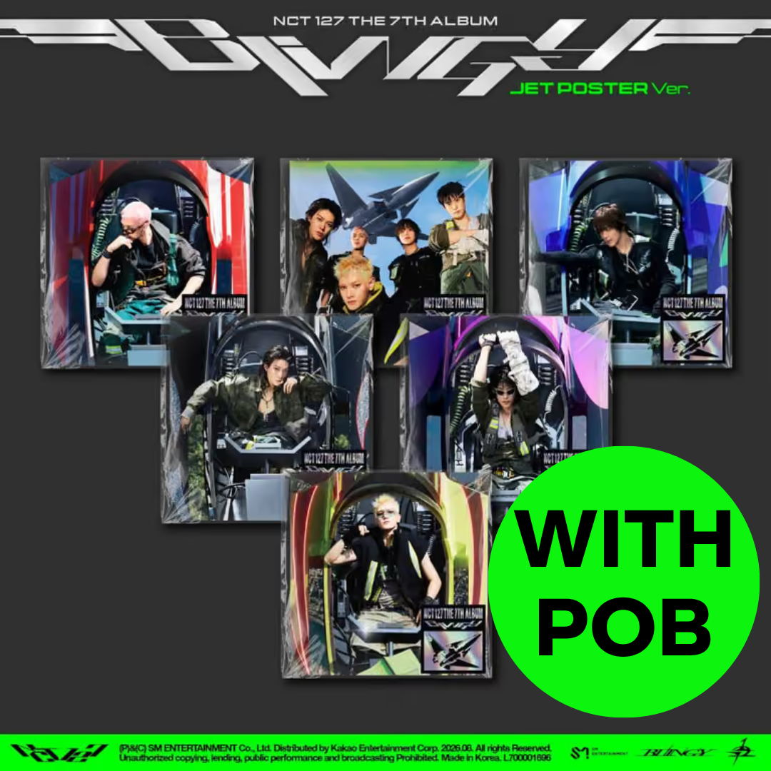 [POB] [PRE-ORDER] NCT 127 - 7th Album [BLINGY] (JET Poster Ver.) (RANDOM)