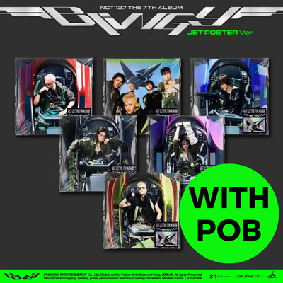 [POB] [PRE-ORDER] NCT 127 - 7th Album [BLINGY] (JET Poster Ver.) (RANDOM)