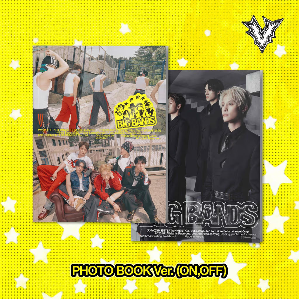 WayV - 7th Mini Album - [BIG BANDS] (PHOTO BOOK Ver.) (ON/ OFF Ver.)