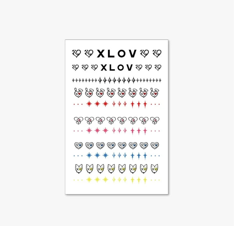 XLOV - NAIL STICKERS [2026 ASIA TOUR 'SERVING-X' OFFICIAL CONCERT MD]