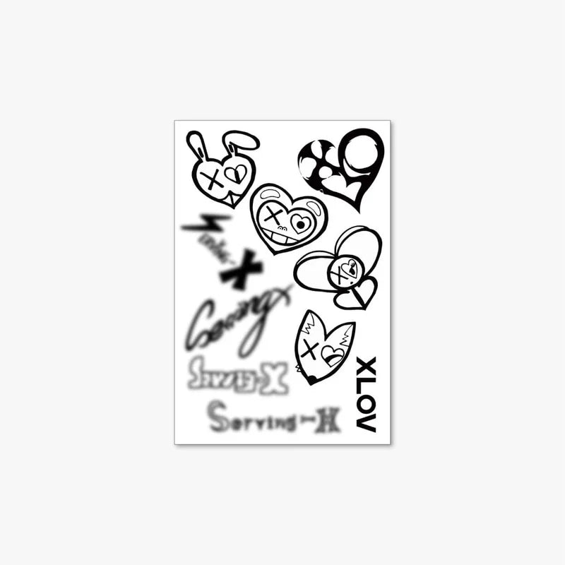 XLOV - TATTOO STICKERS [2026 ASIA TOUR 'SERVING-X' OFFICIAL CONCERT MD]