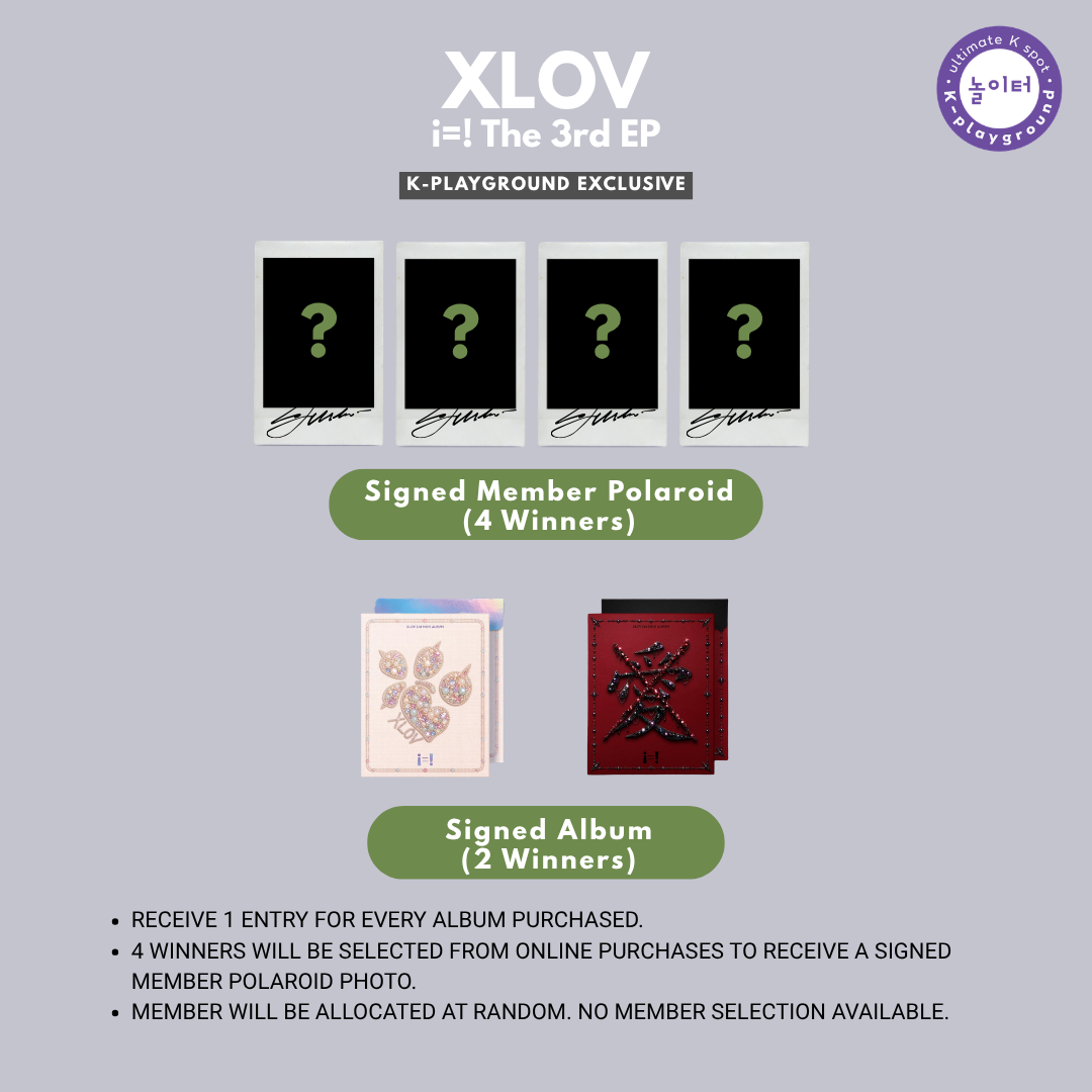 [POB/LUCKY DRAW][PRE-ORDER] XLOV The 3rd EP [i=!]