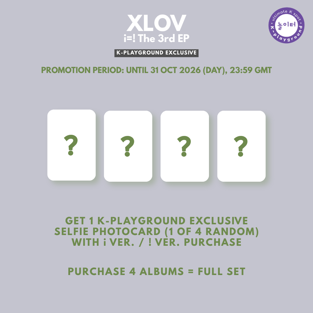 [POB/LUCKY DRAW][PRE-ORDER] XLOV The 3rd EP [i=!]