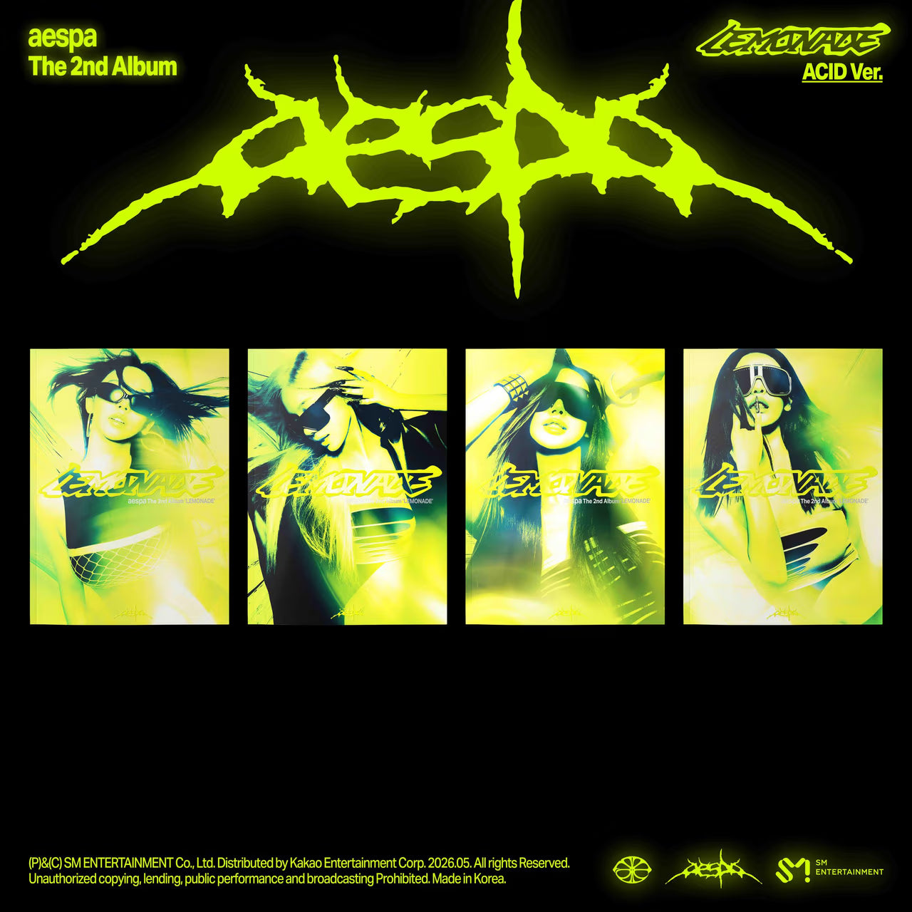 AESPA - 2ND ALBUM [LEMONADE] (ACID Ver.)