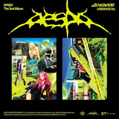 AESPA - 2ND ALBUM [LEMONADE] (LEMONADE Ver.) (RANDOM VER.)