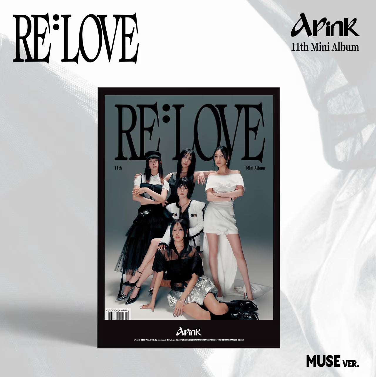 [NEW] Apink - 11th Mini Album - [RE: LOVE] (My/Muse Ver)