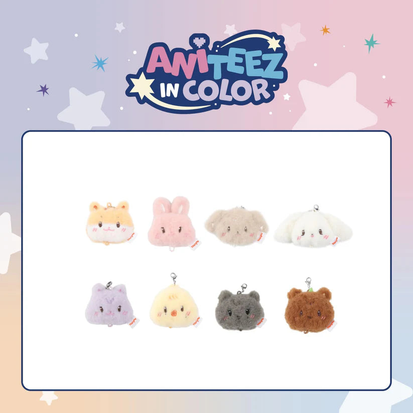 [PRE-ORDER] ATEEZ - [ANITEEZ IN COLOR]  LINKABLE FACE KEYRING (RANDOM)