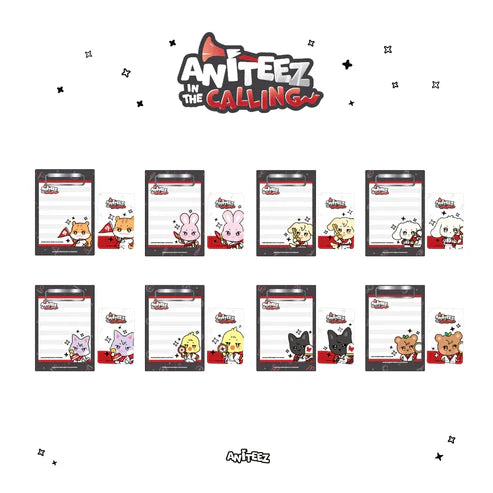 ATEEZ - [ANITEEZ IN THE CALLING] MINI CLIPBOARD & MEMO PAD SET