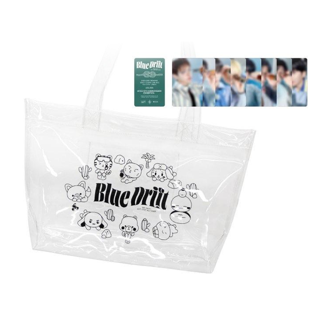 [PRE-ORDER] Ateez - [8TH ANNIVERSARY EXHIBITION : Blue Drift] - CLEAR SHOPPER BAG