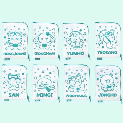 [PRE-ORDER] Ateez - [8TH ANNIVERSARY EXHIBITION : Blue Drift] - MINI POUCH