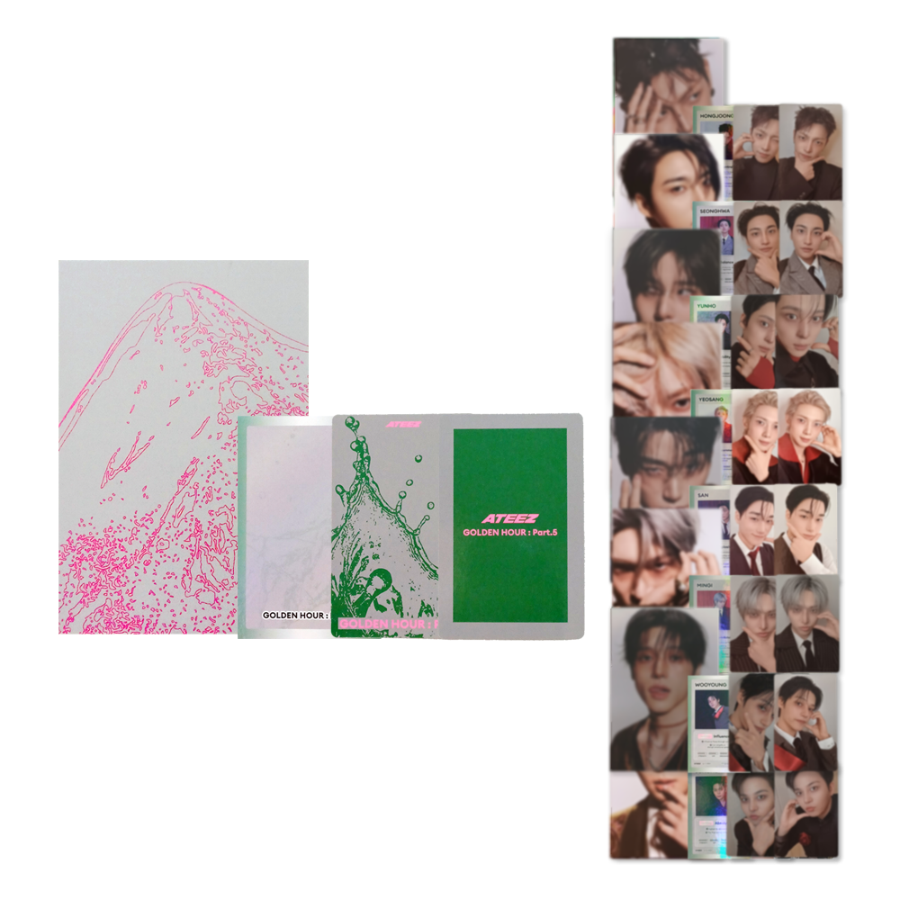 ATEEZ OFFICIAL PHOTOCARDS - DIARY VER.