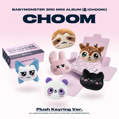 BABYMONSTER - 3rd MINI ALBUM [CHOOM] Plush Keyring Ver.