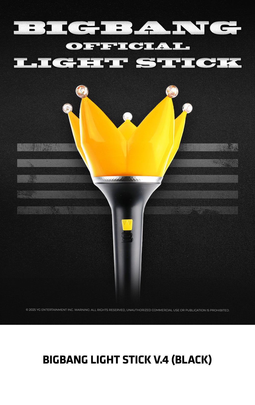 Big Bang - Lightstick Ver.4 Black