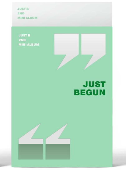 [NEW] JUST B - 2nd Mini Album - [JUST BEGUN] (White/ Green Ver.)