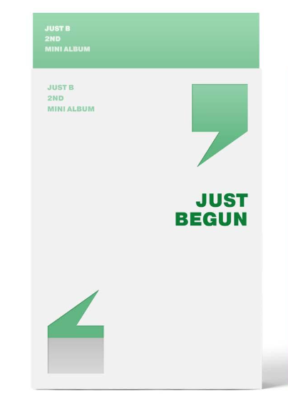 [NEW] JUST B - 2nd Mini Album - [JUST BEGUN] (White/ Green Ver.)