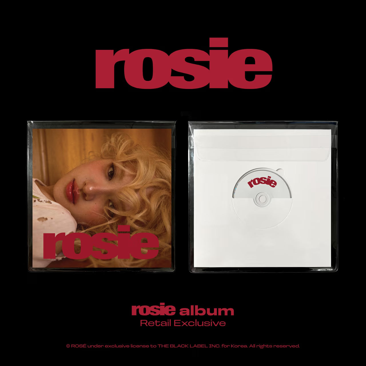 ROSE -  1st studio album ‘rosie’ Retail Exclusive