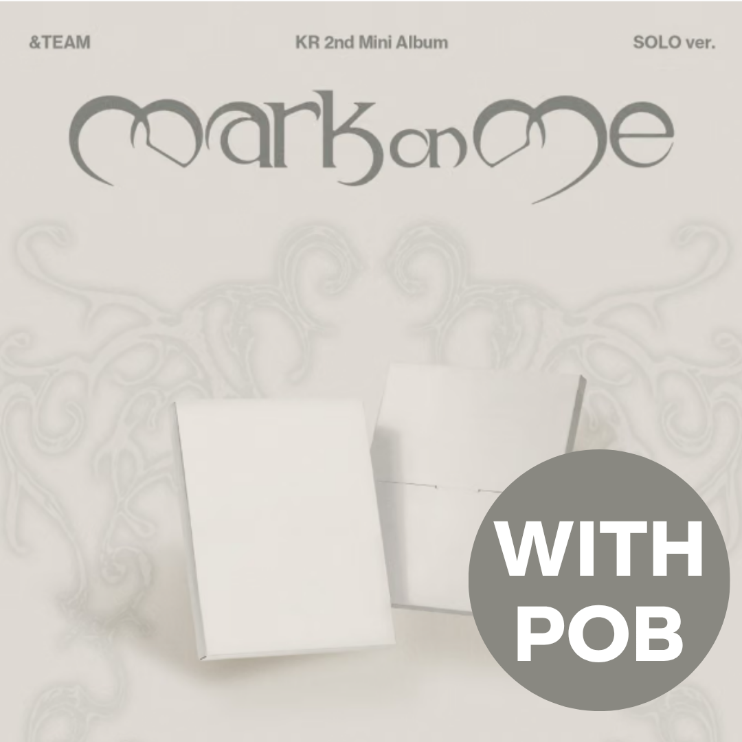 [POB] [PRE-ORDER] &TEAM - 2nd Mini Album [Mark on Me] (Solo ver.)