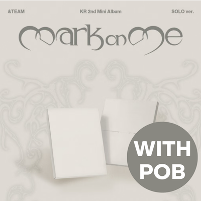 [POB] [PRE-ORDER] &TEAM - 2nd Mini Album [Mark on Me] (Solo ver.)