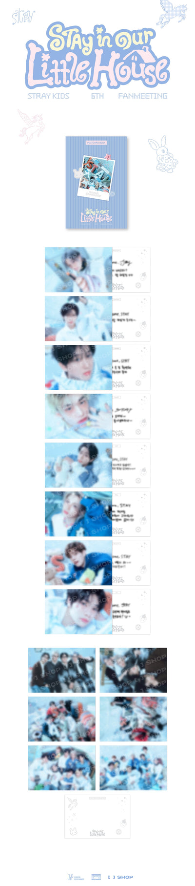 [PRE-ORDER] STRAY KIDS - [STAY in Our Little House] POSTCARD BOOK