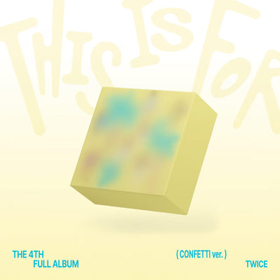 [PRE-ORDER] TWICE - 4th Full Album [THIS IS FOR] (CONFETTI ver.)
