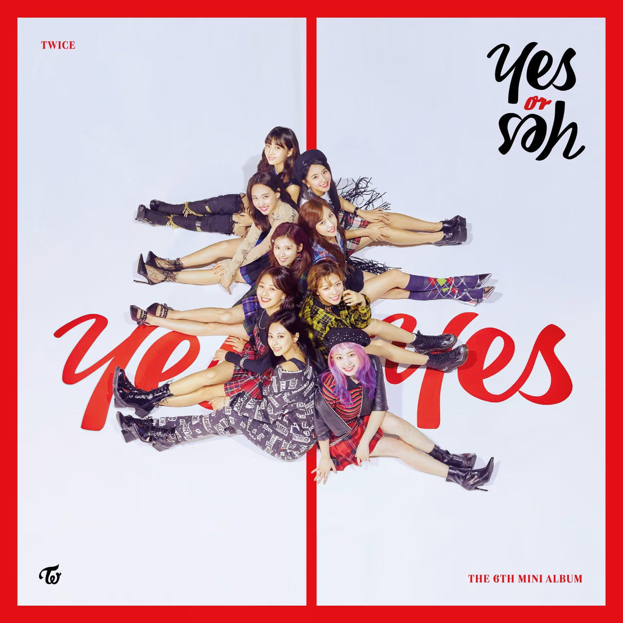 [PRE-ORDER] TWICE - 6th Mini Album [YES or YES] (Random)