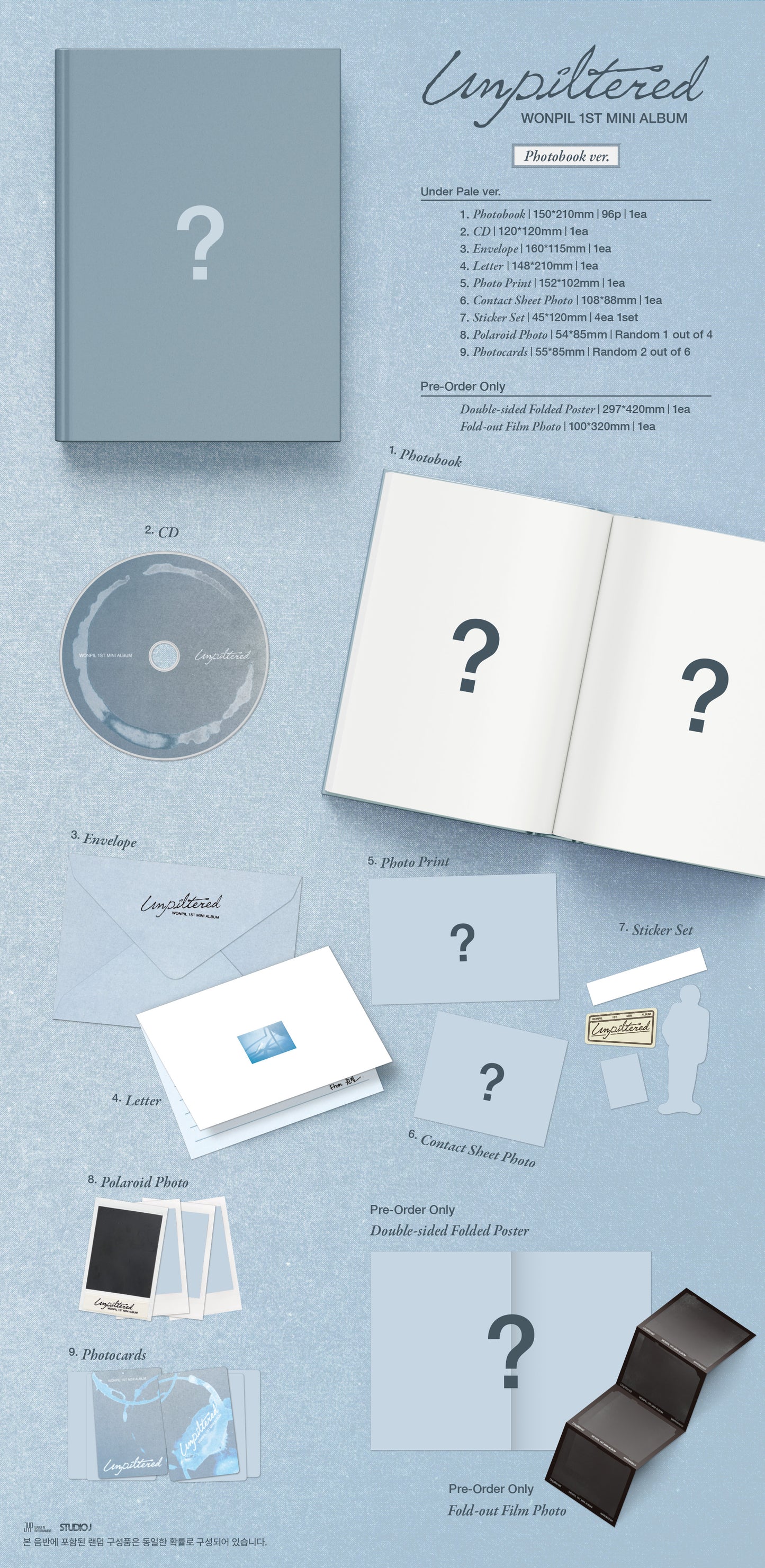 WONPIL Day6 - Unpiltered [Photobook ver.]