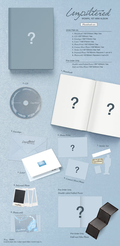 WONPIL Day6 - Unpiltered [Photobook ver.]
