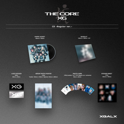 [PRE-ORDER] XG - 1st Full Album - THE CORE -核 (Regular/ Solo Ver.)