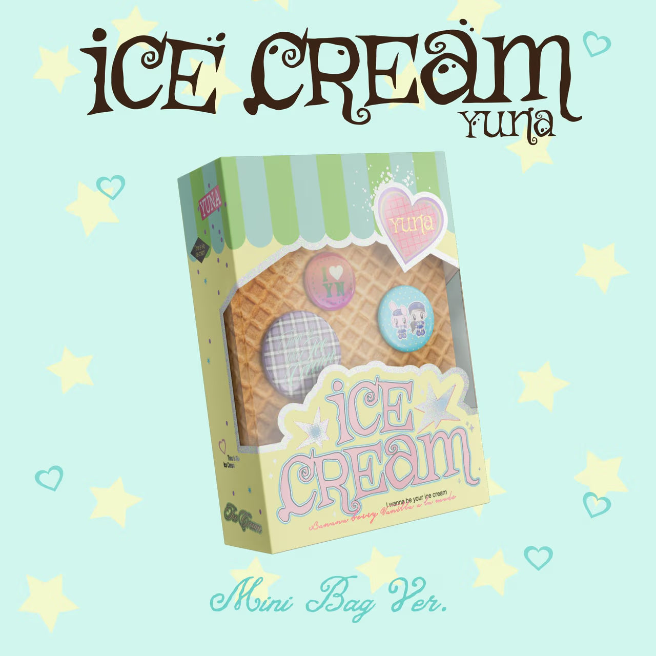 YUNA - 1st Mini Album [ICE CREAM] (MINI BAG Ver.)(MD Ver.)