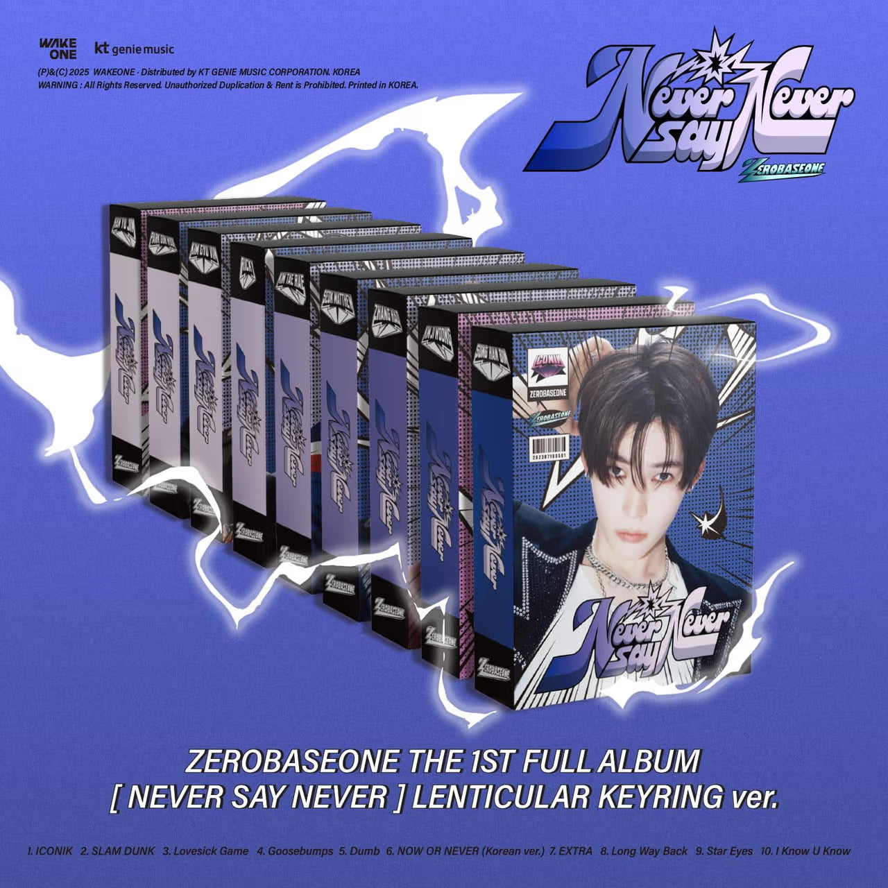 ZEROBASEONE - THE 1ST FULL ALBUM [NEVER SAY NEVER] LENTICULAR KEYRING Ver.